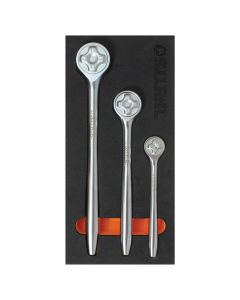 SRRNR3 image(0) - S.U.R.&R. NR3 3-Piece 2.5° Nano-Ratchet Set provides minimal Swing Angle Maximum Control, Tech-Friendly Ratchet for Everyday Tightening and Loosening Applications