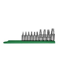 MAY16016 image(1) - Mayhew 10PC Tamperproof TORX Plus Socket Bit Set