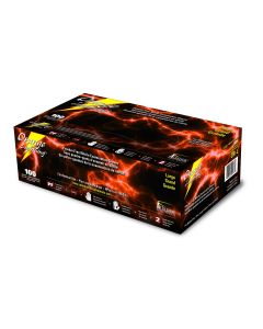 BLGOR-S image(0) - Atlantic Safety Company Orange Lightning Small Orange Nitrile Gloves