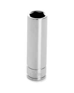 WLMW38412 image(0) - Wilmar Corp. / Performance Tool 3/8'' Dr 6pt Deep Socket 12mm