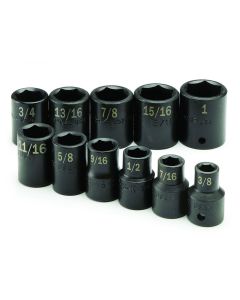 SKT4031 image(0) - S K Hand Tools Set Skt Im 1/2dr St Fr 11pc