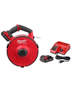 MLW2873A-22 image(4) - Milwaukee Tool M18 FUEL Angler 120' Steel Pulling Fish Tape Kit