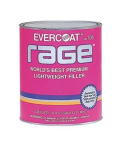 FIB105 image(0) - Fibre glass Evercoat Rage 100105 Lightweight Premium Body Filler, 750 mL Can, Gray, Liquid