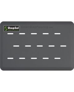 LDS1010672 image(0) - ShopSol Anti-Fatigue Mat Supreme Pro 3' x 2' Gray 32LOTGR