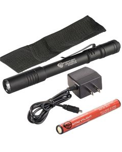 STL66133 image(0) - Streamlight Stylus Pro USB - 120V AC - Includes Nylon Holster - Black with White LED
