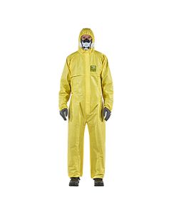 ASLYY23-B-92-111-02 image(0) - Ansell ALPHATEC 682300 BOUND HOODED COVERALL SIZE S