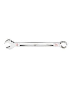 MLW45-96-9420 image(1) - Milwaukee Tool 5/8" SAE Combination Wrench, 12-Point, Steel, Chrome, Ergonomic, I-Beam Handle