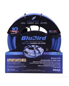 BLBBB1225 image(0) - BluBird Rubber Air Hose Assembly 1/2" x 25'