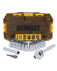 DeWalt 23Pc Tough Box 1/2In Dr Socket Set