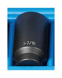 Grey Pneumatic 1/2" Drive x 1-7/16" Deep - 12 Point Socket