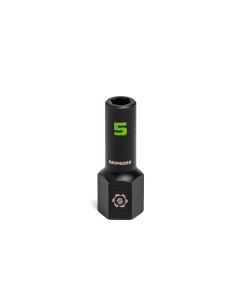 GETXAM5 image(0) - Grip Edge Tools 5mm 1/4" Dr RPT Socket Extractor with FORS (Standard Length)