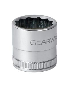 KDT80752 image(0) - GearWrench 1/2 Inch Drive 12 Point Standard Metric Socket 17mm