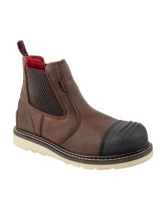 FSIA7505-16W image(0) - Avenger Work Boots Wedge - Men's Boots - Carbon Nano-Fiber Toe - IC|EH|SR - Brown/Black/Tan -Size: 16 - E - (Wide)