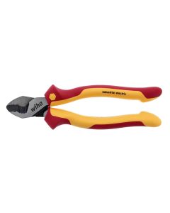 WIH32927 image(0) - Wiha Tools Insul. Industrial Serrated Edge Cable Cutters 8" OAL. Industrial brushed finish. Two component ergo cushion grips.