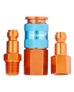 TRF13-107B image(0) - Plews Edelmann 1/4" Orange Coupler Kit