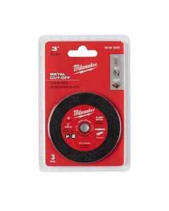MLW49-94-3000 image(2) - Milwaukee Tool 3-PK, 3" METAL CUT OFF WHEEL MAX 20,000 RPM