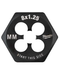 MLW49-57-5343 image(1) - Milwaukee Tool M8-1.25 mm 1-Inch Hex Threading Die