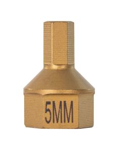 Mayhew 5 MM Metric Hex Dual Drive Bit, 7/16" Drive
