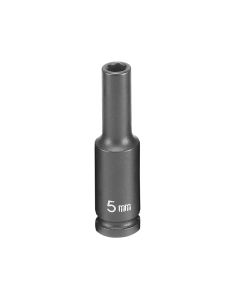 GRE905MDS image(0) - Grey Pneumatic 1/4" Surface Drive x 5mm Deep  Socket