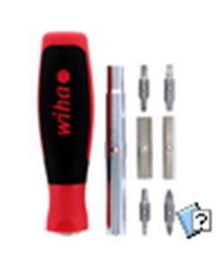 WIH77891 image(0) - Wiha Tools Wiha 11inOne Multi-driver w/ 8 essential screwdriver and 3 nut driver tip profiles