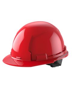 MLW48-73-1108 image(0) - Milwaukee Tool BOLT Red Front Brim Hard Hat w/4pt Ratcheting Suspension (USA) - Type 1, Class E