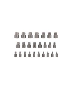 Horizon Tool 25 Piece Multi-Spline Screw Extractor Set