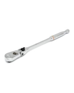 KDT81266T image(1) - GearWrench 3/8 Inch Drive 90-Tooth Locking Flex Head Teardrop Ratchet 11 Inch
