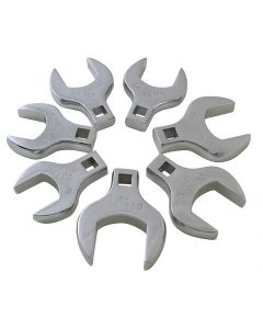 SUN9740A image(0) - SUNEX 7 Pc.1/2" Dr. Metric Jumbo Crowfoot Wrench Set