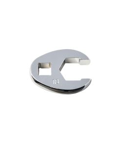 KTI27318 image(0) - K Tool International Wrench 18mm Flare Nut Crowfoot 6 Point 3/8 Drive