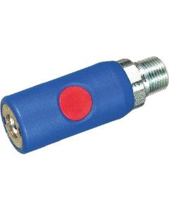 PRVURC061253 image(0) - Prevost 1/2 Inch Male NPT URC 06 Automotive Truflate 1/4 Inch Composite Body Quick Safety Coupler for Compressed Air