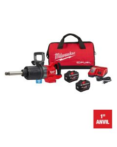 MLW2869-22HD image(0) - Milwaukee Tool M18 FUEL 1 Inch D-Handle Extended Anvil High Torque Impact Wrench ONE-KEY REDLITHIUM FORGE HD12.0 Kit