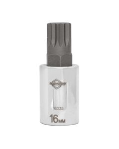 MAY16335 image(1) - Mayhew Mayhew 16 MM Triple Square Short Insert Socket Bit, 1/2-Inch Drive