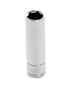 WLMW36312 image(0) - Wilmar Corp. / Performance Tool 1/4'' Dr 6pt Deep Socket 3/8"