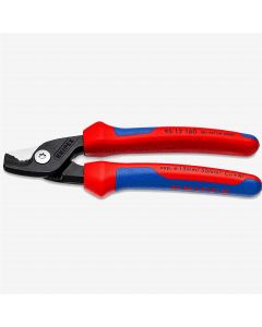 KNP9512225 image(0) - KNIPEX 9 Inch StepCut XL Cable Shears Comfort Grip Handle