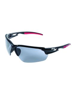 SRWS72301 image(0) - Sellstrom Safety Glasses - XP450 Series - Smoke Lens - Black/Red Frame - Sta-Clear® HC/AF