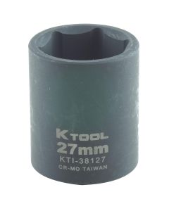 KTI38127 image(0) - K Tool International SOC IMP MET 1/2DR 27MM