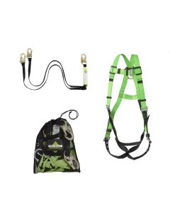 PeakWorks Contractor Kit: Harness, Lanyard, Mesh Bag