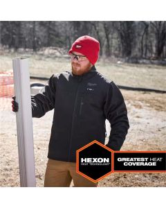 MLWM100B-21M image(7) - Milwaukee Tool M12 Heated TOUGHSHELL Jacket Kit, Black, Medium