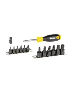 TITAN 14-PC TORX BIT SOCKET SET