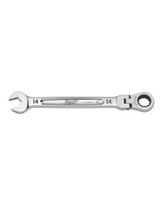 Milwaukee Tool 14mm Flex Head Ratcheting Combination Wrench