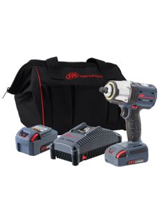IRTW5153-K22 image(1) - Ingersoll Rand 20V Mid-torque 1/2" Cordless Impact Wrench Kit, 550 ft-lbs Nut-busting Torque, 2 Batteries and Charger