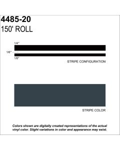 SHR432233 image(0) - SHARPLINE CONVERTING INC Pinstripe �&rdquo;x150� Hazy Brown Metallic