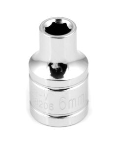 WLMW38206 image(0) - Wilmar Corp. / Performance Tool 3/8'' Dr 6pt Std. Socket 6mm