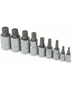 JSP60968 image(0) - J S Products (steelman) 9PC TRIPLE SQUARE SOCKET SET