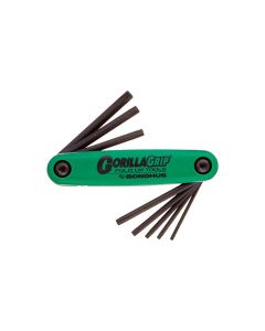 BND12632 image(0) - Bondhus Corp. STAR GORILLAGRIPO FOLDUP SET - 8 SIZES T6 THRU T25