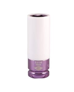 INT58004 image(0) - American Forge & Foundry Mag Wheel Protective Deep Impact Socket - 1/2" Drive - 13/16"