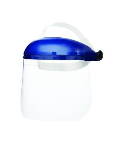 SRWS39020 image(0) - Sellstrom Face Shield - 390 Series - 8" x 16" x .040" Window - Clear - Pin Lock Headgear - Single Crown