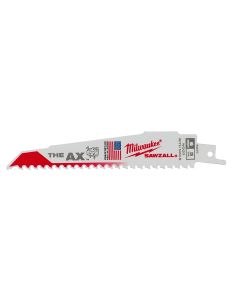 MLW48-01-2001 image(2) - Milwaukee Tool 6" 5 TPI The AX Demolition Wood Cutting Sawzall  Blade Bulk 10