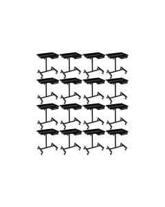 KTI75107-PL16 image(0) - K Tool International Work Table 30 Inch Adjustable (Matte Black) (Pallet of 16)