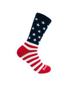 RDBBAMUSA image(0) - Redback Boots USA Everyday Bamboo Sock w/ Patriot USA Design (PR)